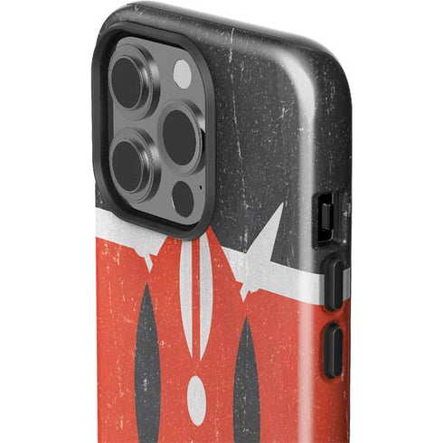 Kenya Flag Distressed iPhone 14 Pro Impact Case